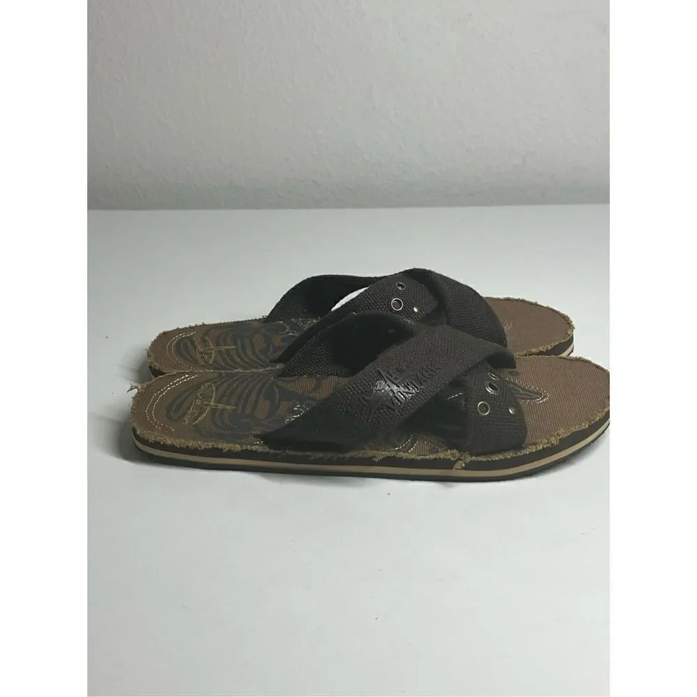 BIVEFIN CROSS BAND SLIDE SANDALS MEN’S Size 42 EU/ 9,5 US